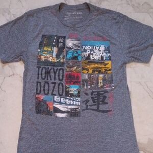 Tokyo Dozo Graphic Tee in Heather Gray